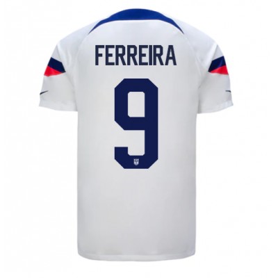 Pánský Fotbalový dres Spojené státy Jesus Ferreira #9 MS 2022 Domácí Krátký Rukáv